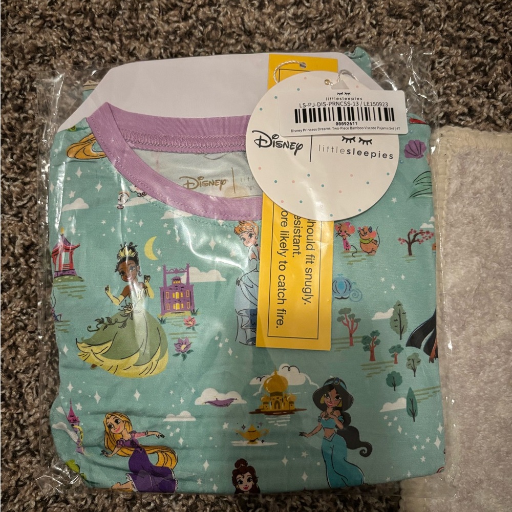Little Sleepies Princess Dreams long sleeve pjs 4T